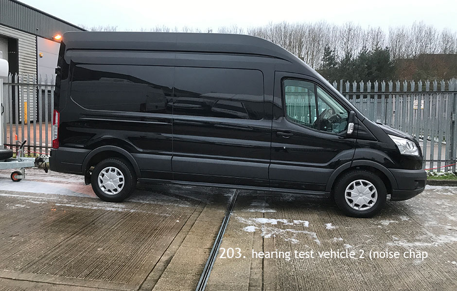 panel van conversion mobile hearing vehicle 2 noise chap