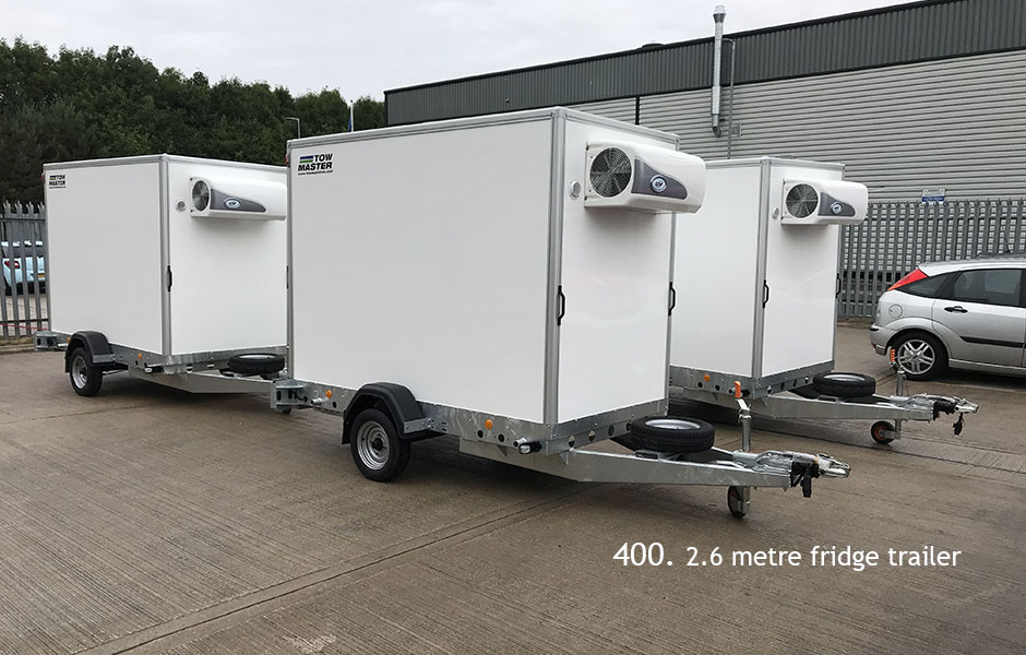 fleet 2.6 metre fridge freezer trailers
