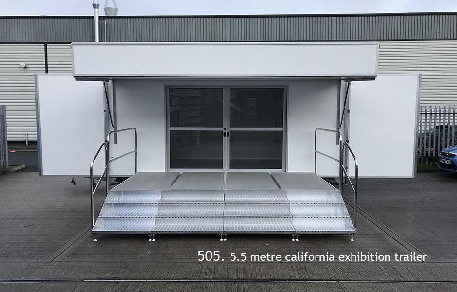 5.5metre california exhibition trailer