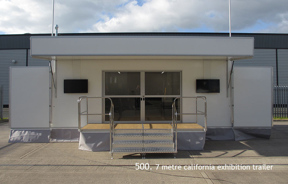 7metre california exhibition trailer bespoke