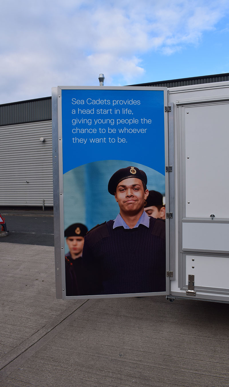 graphics wing sea cadets event trailer