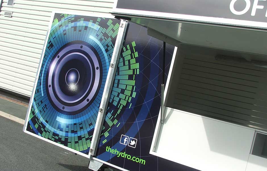 exhibition trailer graphics