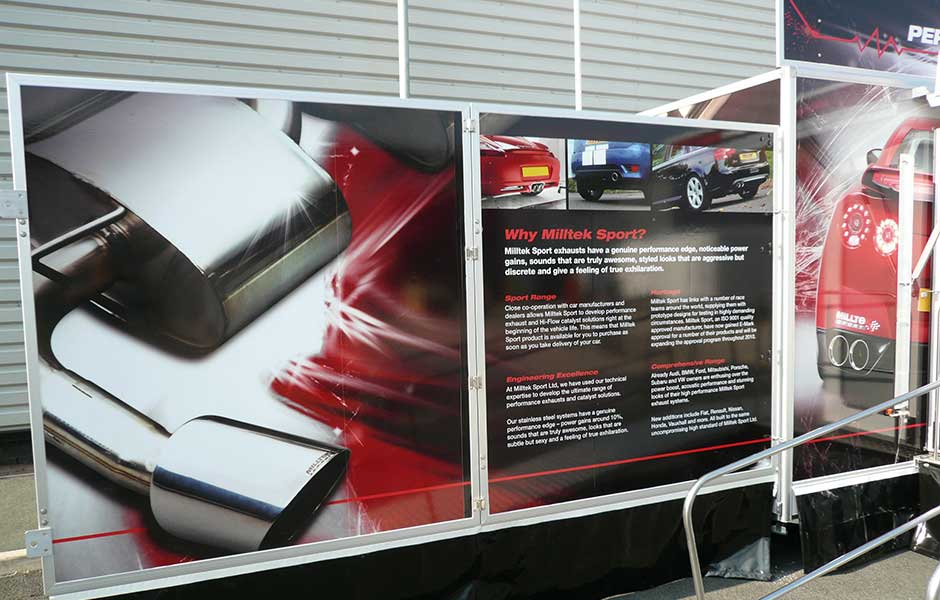 graphics for mobile exhibition trailers